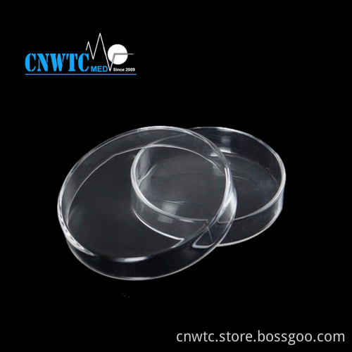 Disposable Glass Petri Dish | 100mm Round Petri Dish: Lab Equipment for Scientific Research and Education